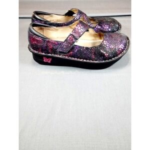 Alegria Women Dayana Metallic Day-249 Comfort Clogs Mule Nurse Shoes 37/US 6.5